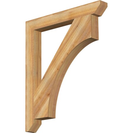 Westlake Slat Rough Sawn Bracket, Western Red Cedar, 4W X 34D X 40H